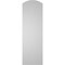 Ekena Millwork Arch Top Surface Mount PVC Gable Vent: Functional, w/ 3-1/2"W x 1"P Standard Frame, 12"W x 38"H GVPAR12X3801SF - alternate 3